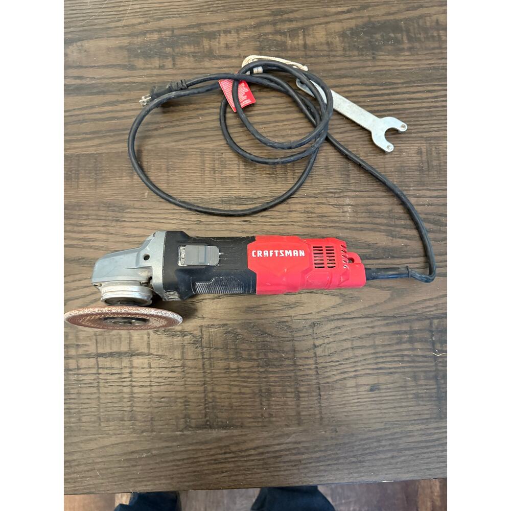 Craftsman CMEG100 4½” Corded Angle Grinder - tested and working
